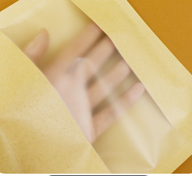 Blank Window Kraft Tea Cake Bag detail 4