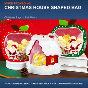 Christmas House Shaped Bag
