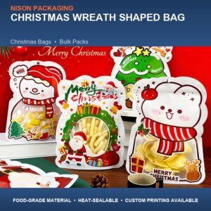 Christmas Wreath Shaped Bag