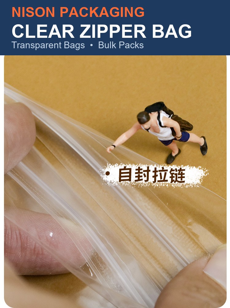 Clear Zipper Bag detail 2