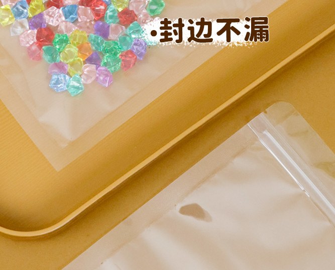 Clear Zipper Bag detail 5