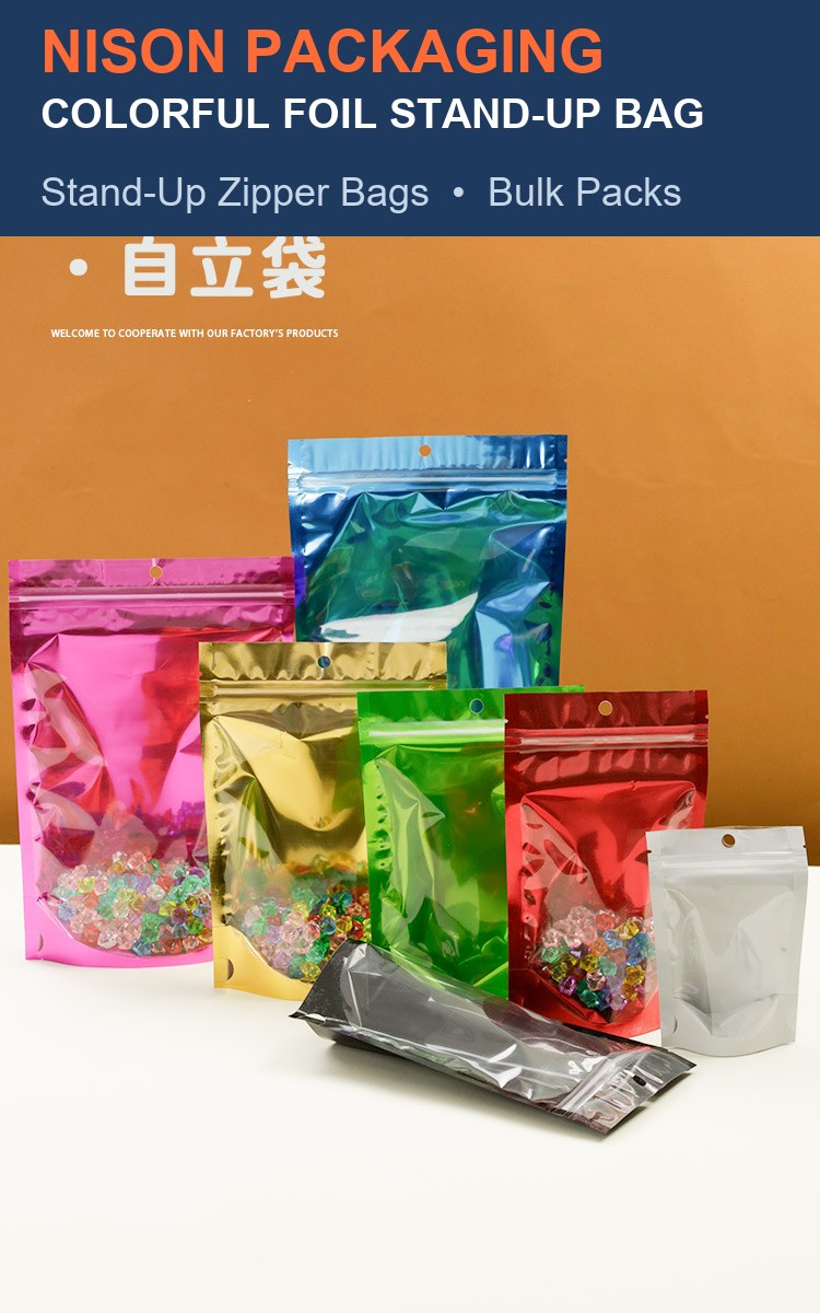 Colorful Foil Stand-Up Bag detail 1