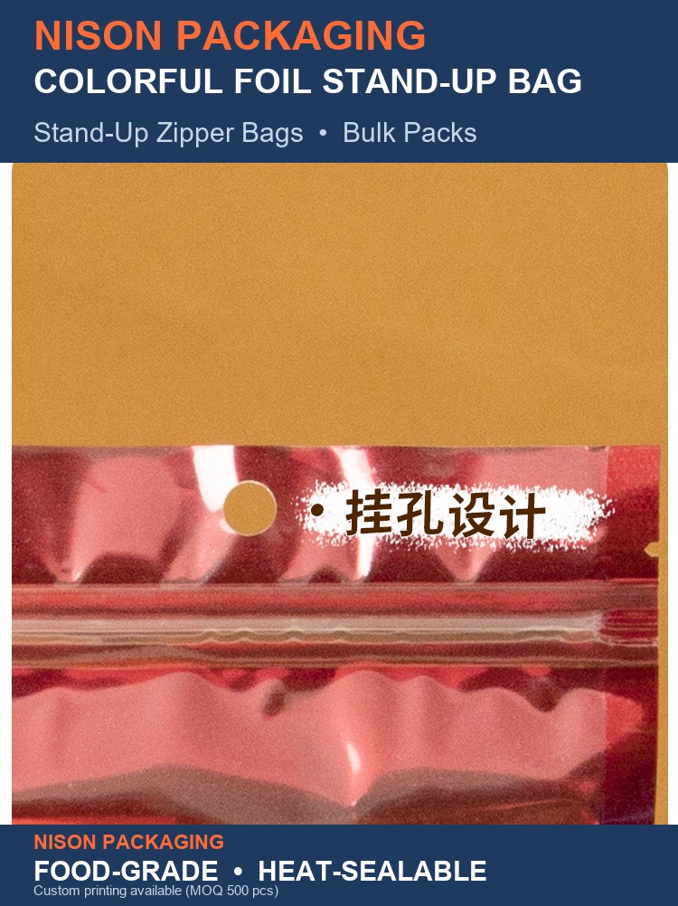 Colorful Foil Stand-Up Bag detail 2