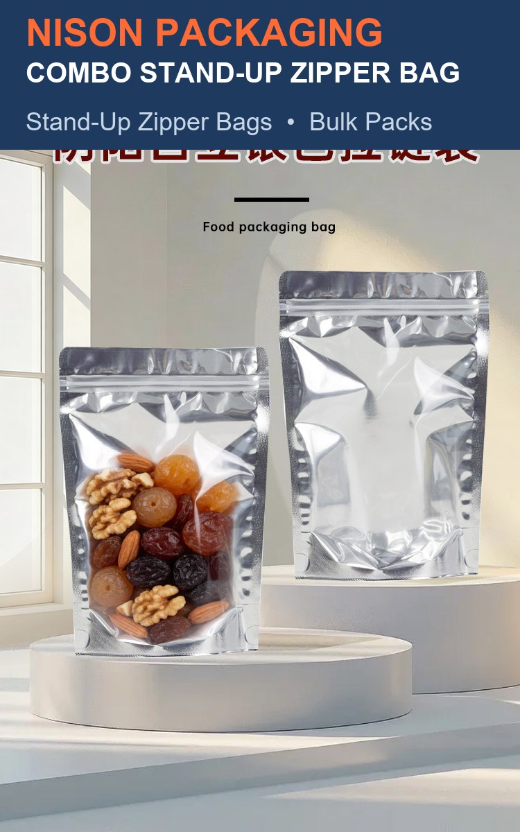 Combo Stand-Up Zipper Bag detail 1