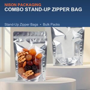 Combo Stand-Up Zipper Bag
