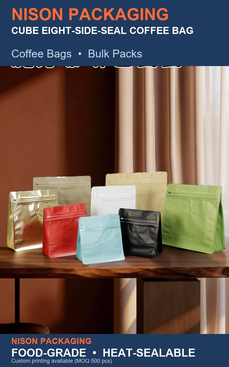 Cube Eight-Side-Seal Coffee Bag detail 3