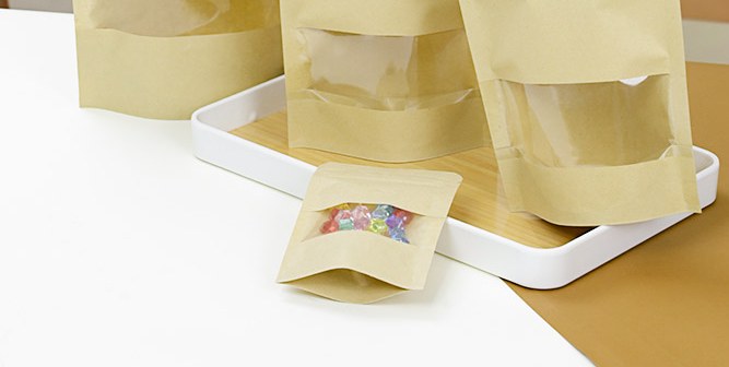 Glossy Window Kraft Bag detail 8