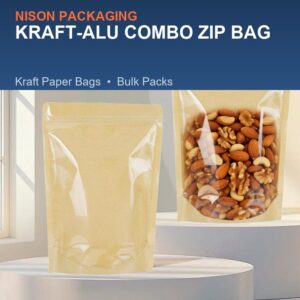 Kraft-Alu Combo Zip Bag