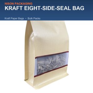 Kraft Eight-Side-Seal Bag