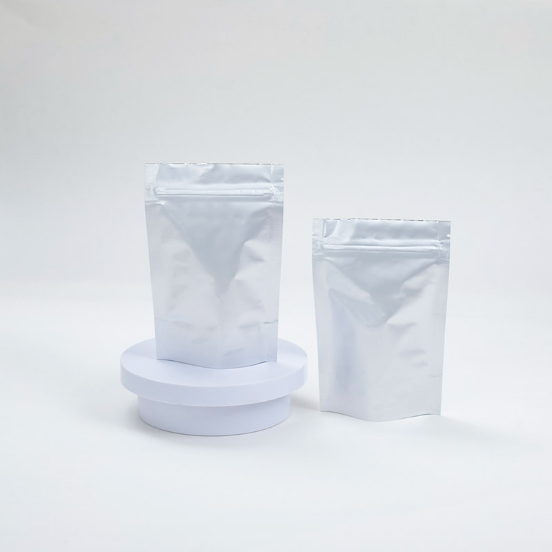 Pure Aluminum Stand-Up Zipper Bag - Image 2