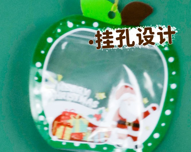 Santa Apple Shaped Bag detail 4