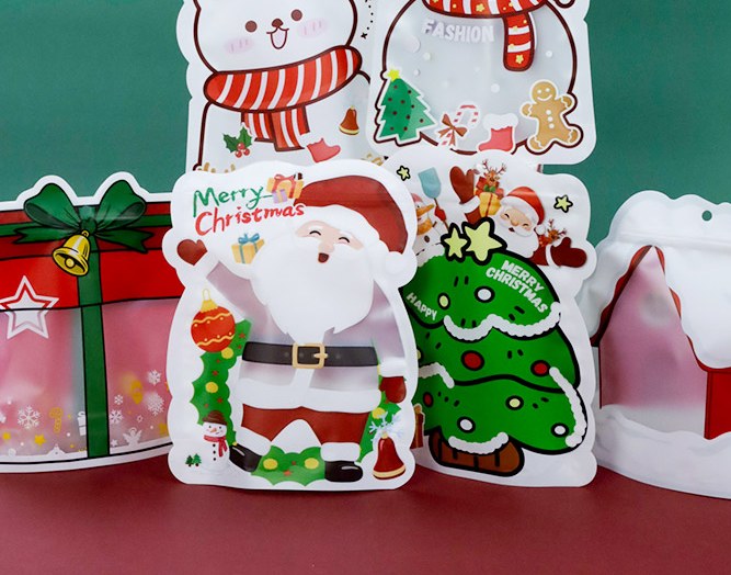 Santa Apple Shaped Bag detail 7