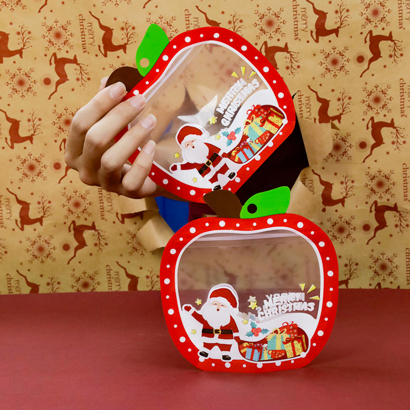 Santa Apple Shaped Bag - Image 2