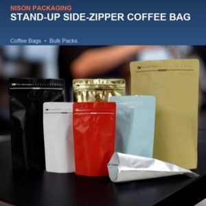 Stand-Up Side-Zipper Coffee Bag