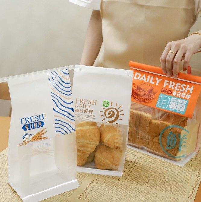 Toast Bread Bag with Tin Tie detail 5