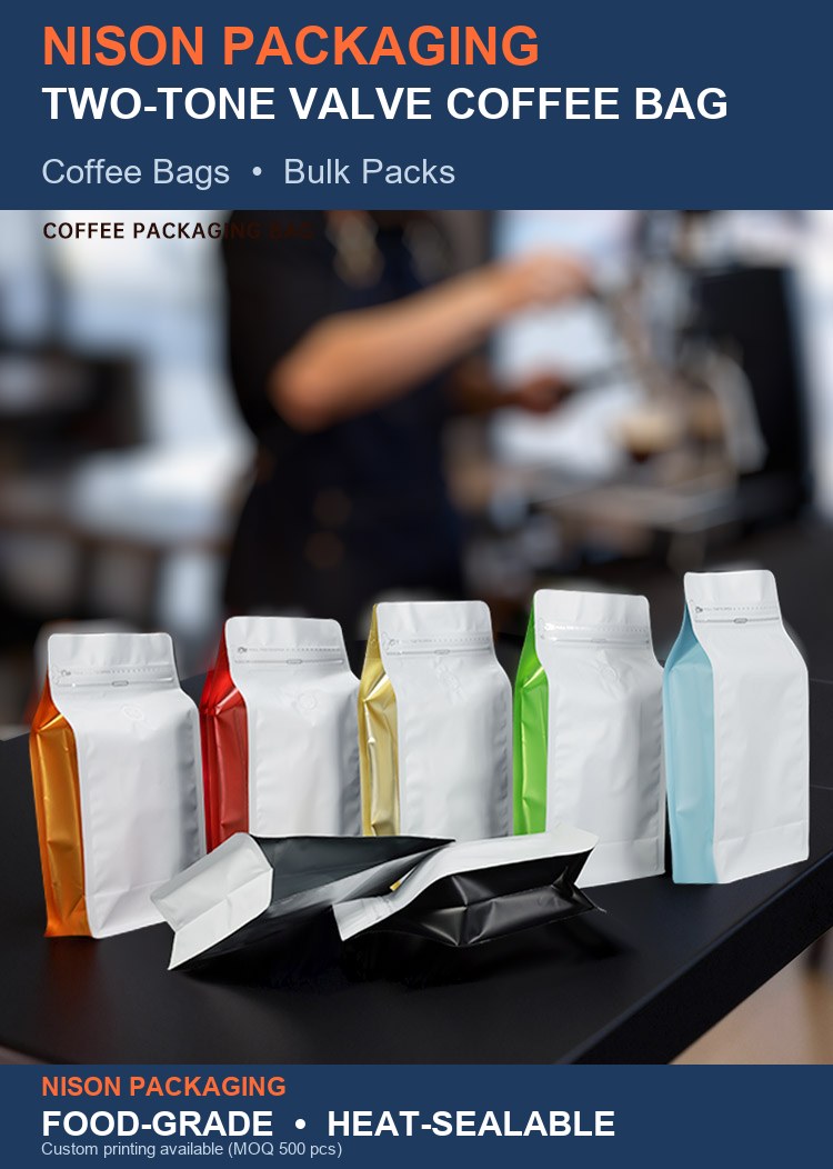 Two-Tone Valve Coffee Bag detail 3