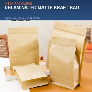 Unlaminated Matte Kraft Bag