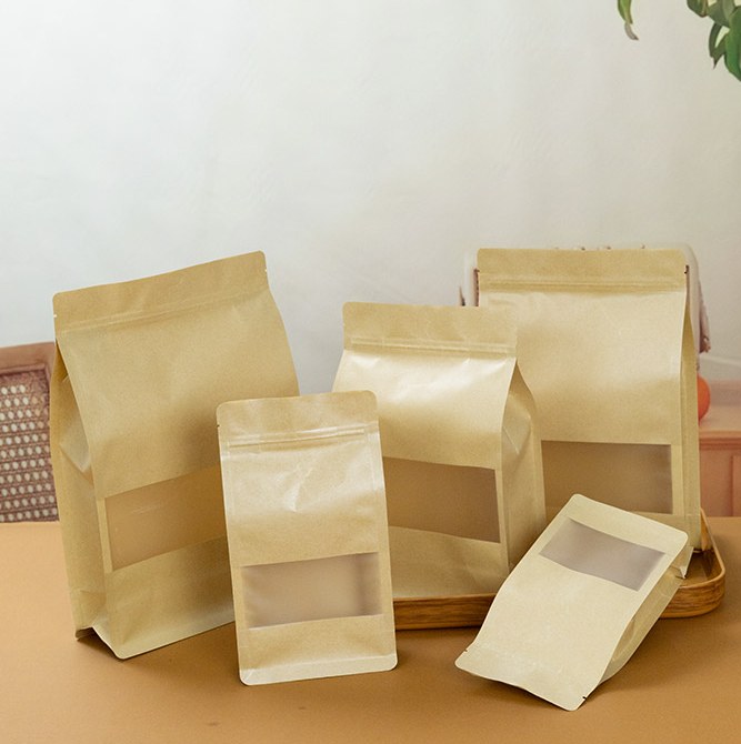 Window Kraft Eight-Side-Seal Bag detail 5