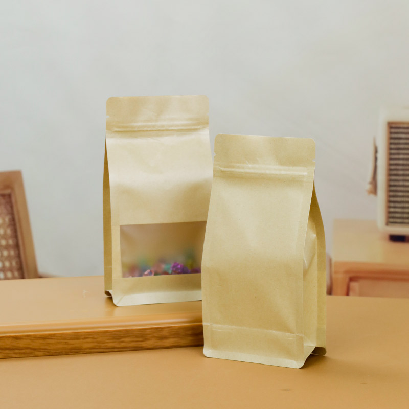 Window Kraft Eight-Side-Seal Bag - Image 2
